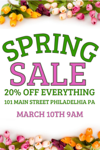 Spring Retail Sale Spring Sale Template | PosterMyWall