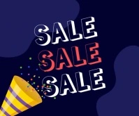 Sale Gif Ad Большой прямоугольник template