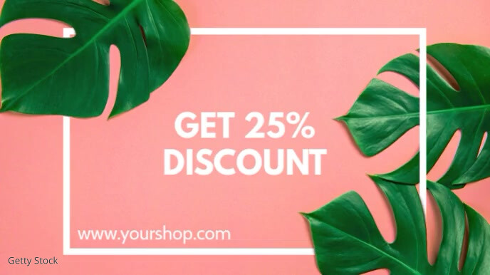 Sale Plants Advert Template Discount Postermywall