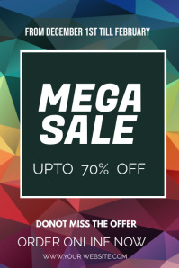 Closing Down Sale Store Door Poster Template | PosterMyWall