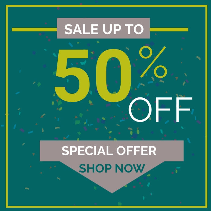 sale poster template