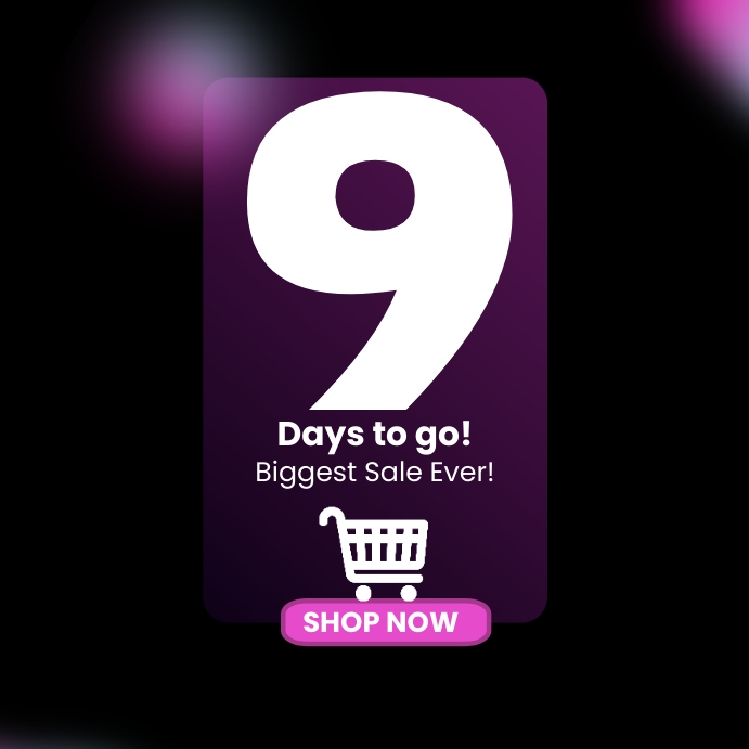 Sale Product Launch Countdown Flyer Template | PosterMyWall