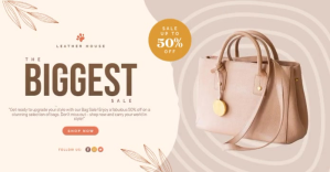 Sale Product Slideshow Template Obraz udostępniany na Facebooku
