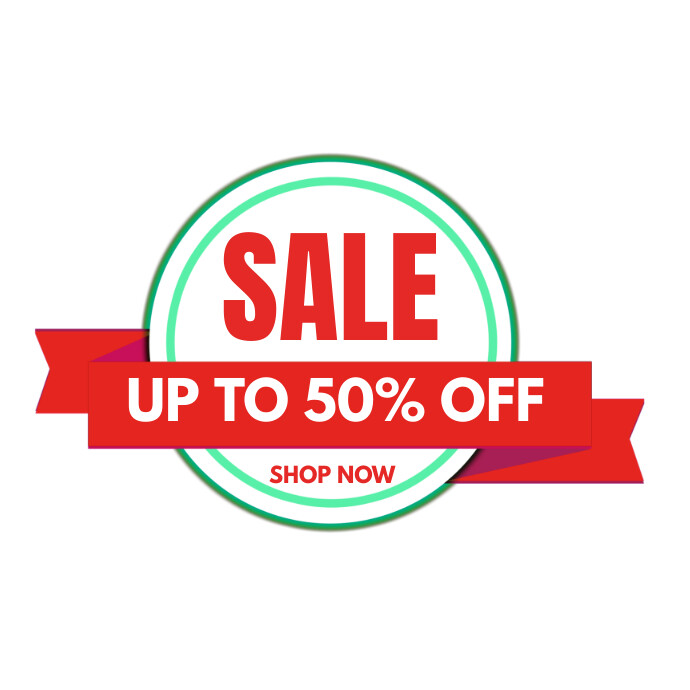 Sale sticker design Template | PosterMyWall