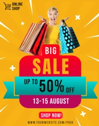 SALE WALLBOARD TEMPLATE.C Poster/Wallboard