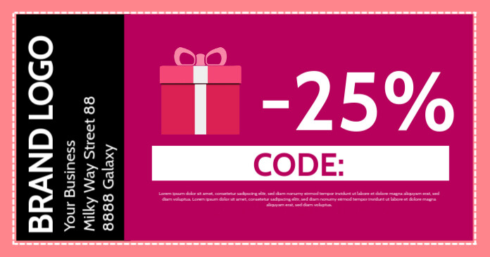 Sales Code Price Off % Discount Coupon Ad Template | PosterMyWall