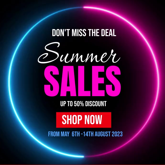 Sales โพสต์บน Instagram template