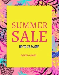 Sales discount clearance template retail Poster/Wallboard