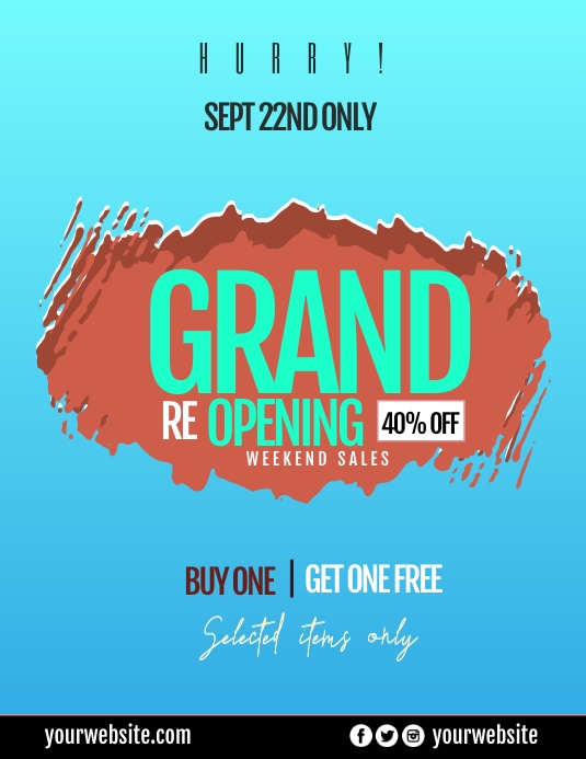 SALES FLYER Pamflet (VSA Brief) template