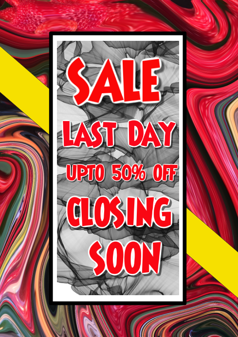 Sales Flyer poster shop retail Template | PosterMyWall