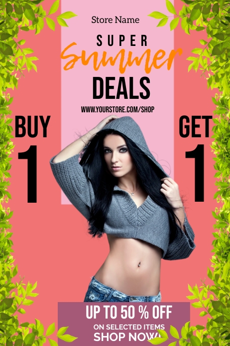 SALES POSTER TEMPLATE.E | PosterMyWall
