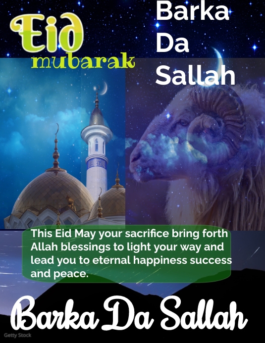Copy of Sallah holiday flyer PosterMyWall
