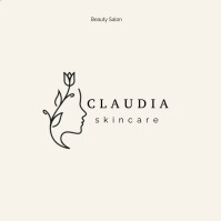 Белый Salon logo Logo Template