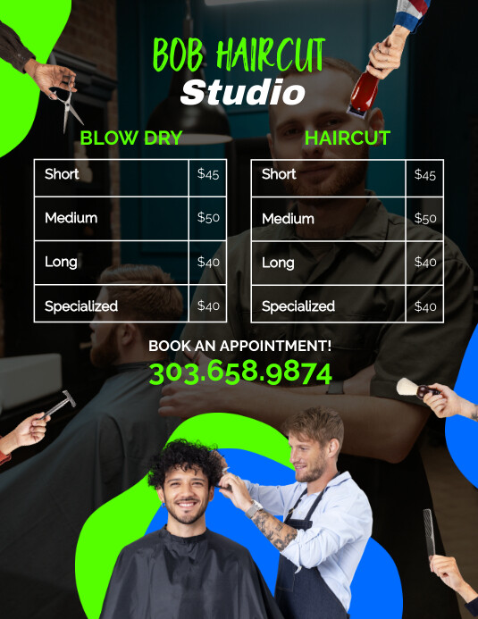 Copy of Salon Menu | PosterMyWall