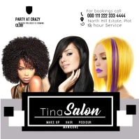 Salon spa poster 330 Kwadrat (1:1) template
