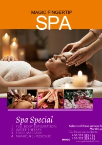 Salon spa poster Template A1