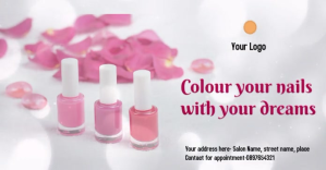 salon video template ภาพที่แชร์บน Facebook