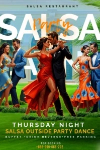 Salsa Dance poster Templates