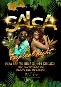salsa night party template (2) A4