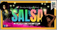 salsa party) bachata dance event (5) Facebook Shared Image template