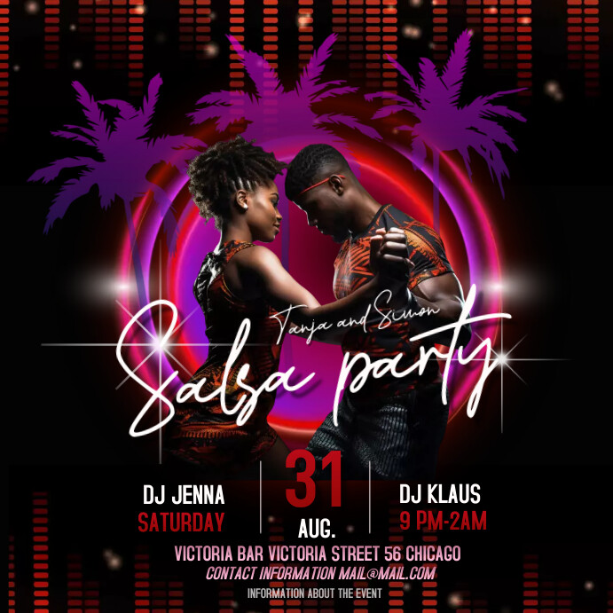 Salsa Party Event Template PosterMyWall