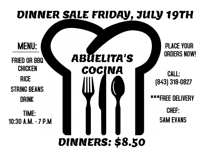 Sam S Dinner Sale Template Postermywall
