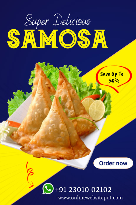 Samosa Esign Copy of SAMOSA | PosterMyWall