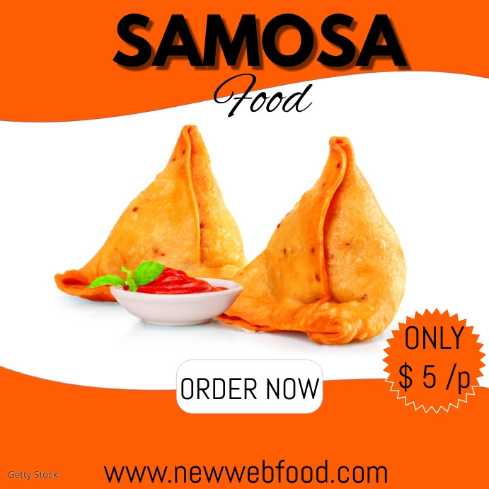 Samosa Posts Samosa Food Template | PosterMyWall