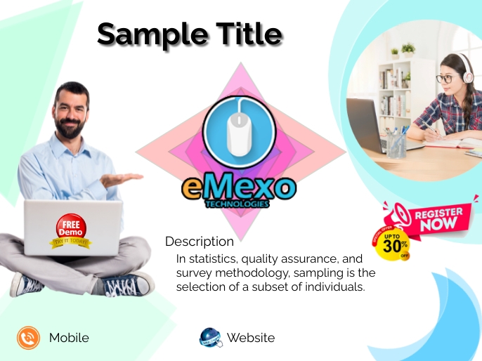 Sample Advertisement Template | PosterMyWall