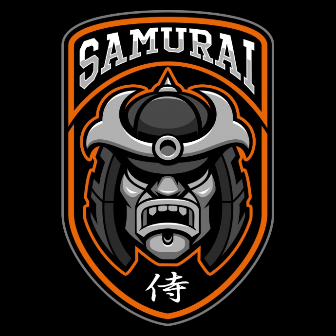 Samurai Coding Logo Samurai Logo Template | PosterMyWall