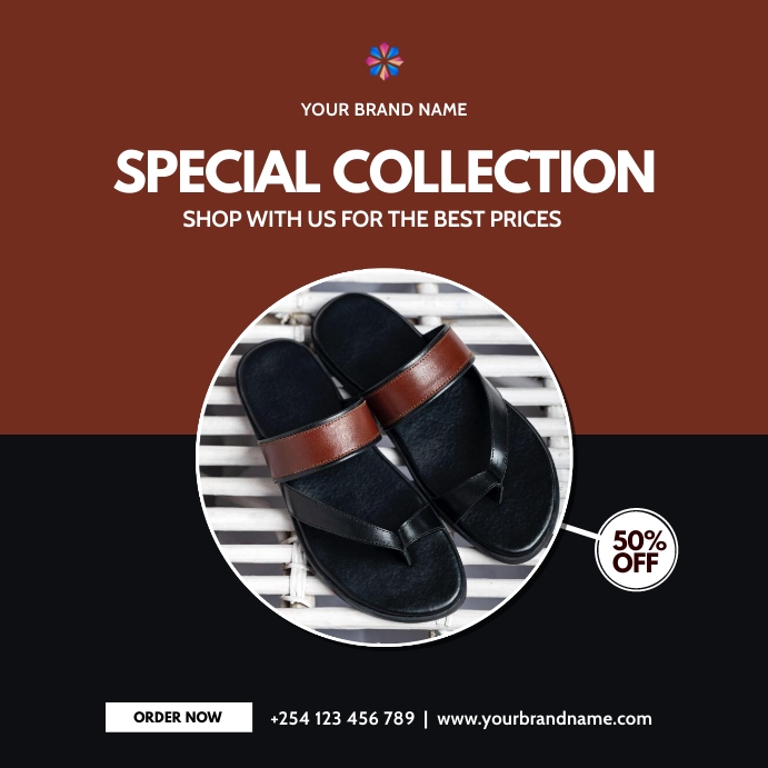 sandals fashion sale template | PosterMyWall