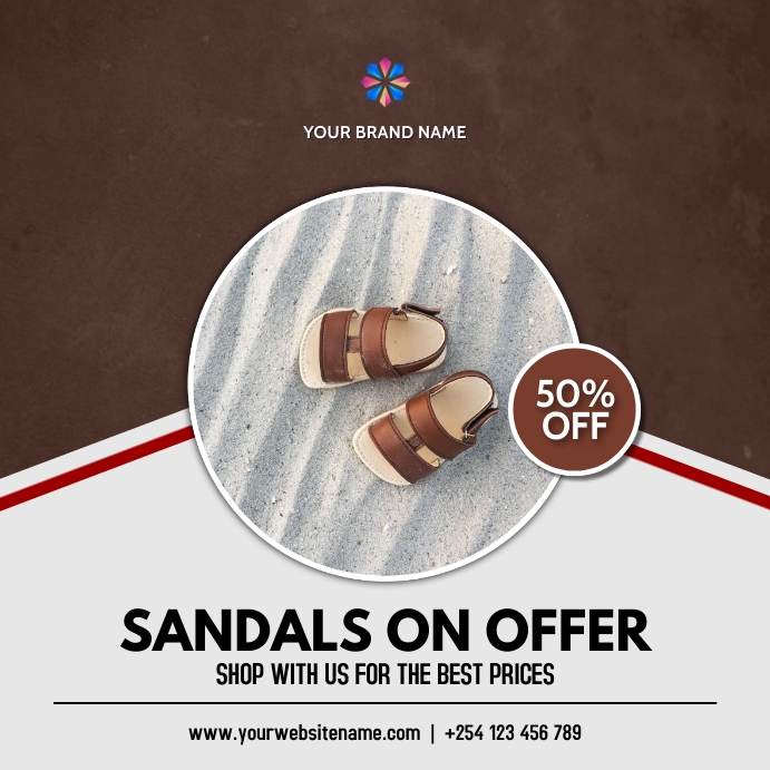 sandals shoes fashion sale templates | PosterMyWall