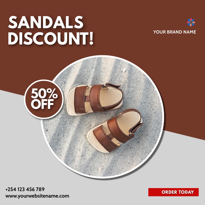 Copy of sandals shoes fashion sale templates | PosterMyWall