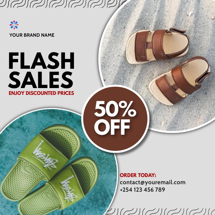 sandals shoes fashion sale templates | PosterMyWall