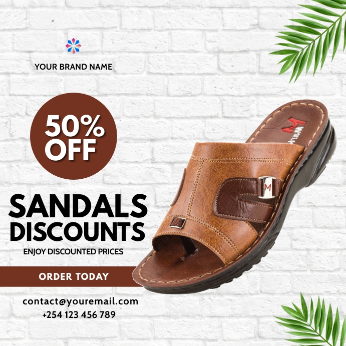 Copy of sandals shoes fashion sale templates | PosterMyWall