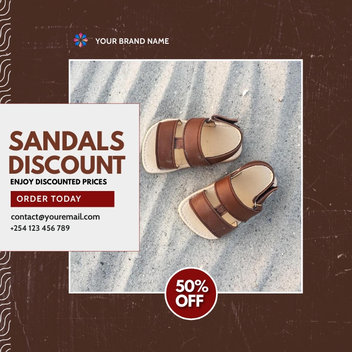 Copy of sandals shoes fashion sale templates | PosterMyWall
