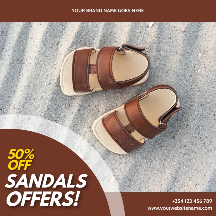 sandals shoes fashion sale templates | PosterMyWall
