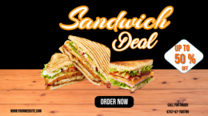 Schwarz Sandwich deal YouTube Thumbnail Template