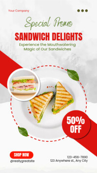 Poste Rtemplste Pulled pork sandwich Instagram Ad Flyer Poste Template | PosterMyWall