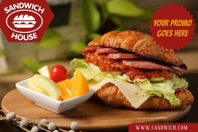 SANDWICH Poster template