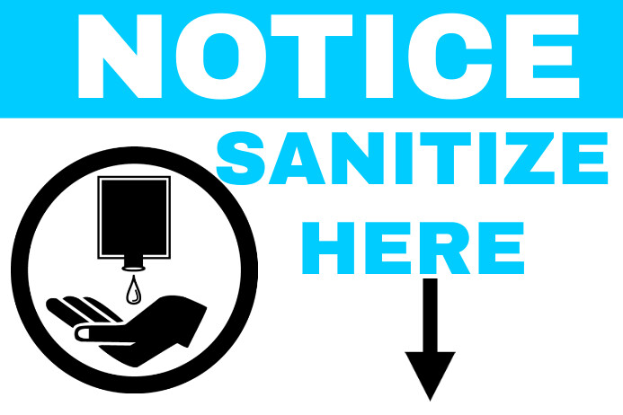 SANITISATION POSTER Template | PosterMyWall