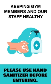 SANITIZER HAND WASH PLEASE BOARD SIGN TEMPLAT US Legal template