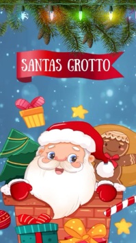 1-380-santa-s-grotto-customizable-design-templates-postermywall
