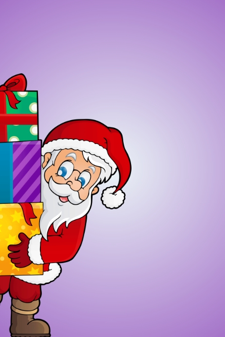 Santa Background Template PosterMyWall