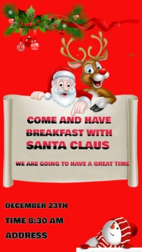 SANTA CLAUS Цифровой дисплей (9 : 16) template