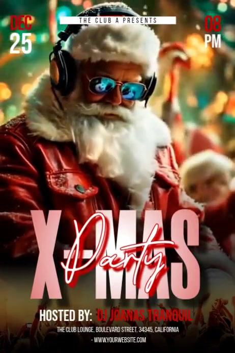 Modèle Santa Claus In the House | PosterMyWall