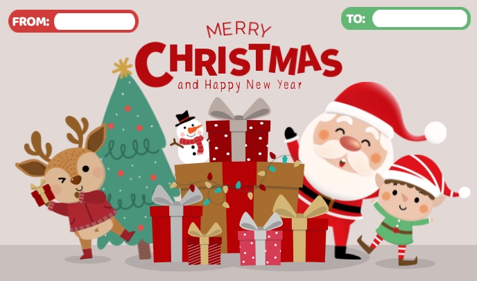 Santa Gift Card Template | PosterMyWall
