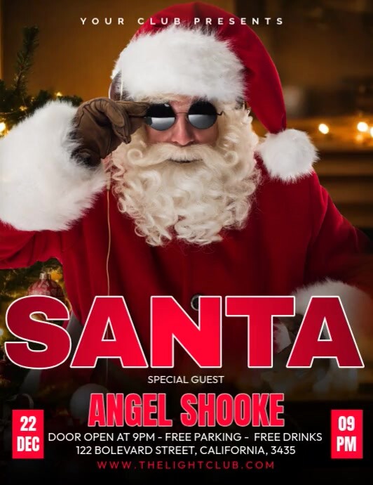 Copy of Santa Party | PosterMyWall