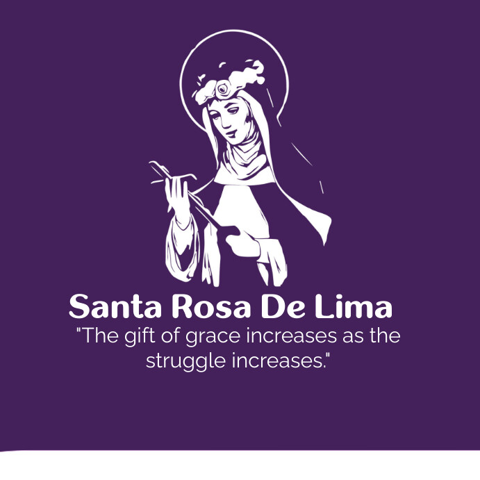 Santa Rosa De Lima Instagram Post template