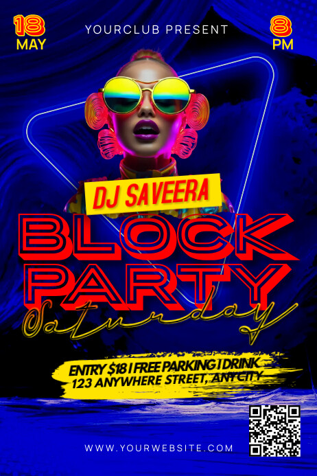 Copy of Saturday Block Party | PosterMyWall